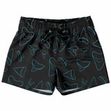 BOY'S SHARK TOOTH PATTERN SWIMSUIT - FREE SHIPPING