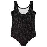 Youth One Piece Shark Tooth Swimsuit - FREE SHIPPING