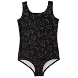 Youth One Piece Shark Tooth Swimsuit - FREE SHIPPING