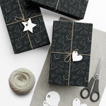 Shark Tooth Wrapping Paper - Black