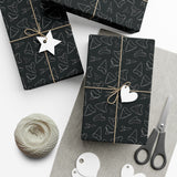 Shark Tooth Wrapping Paper - Black