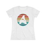 Retro Megalodon - Women's Slim Fit - Tri-Blend