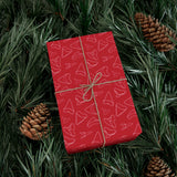 Shark Tooth Wrapping Paper - Red