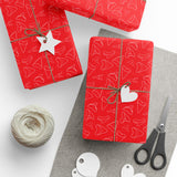 Shark Tooth Wrapping Paper - Red