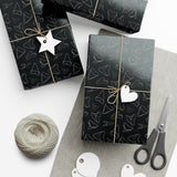 Shark Tooth Wrapping Paper - Black