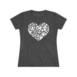 Shark Tooth Love - Women's Slim Fit - Tri-Blend