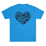 Shark Tooth Love - Tri-Blend