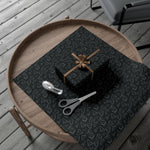 Shark Tooth Wrapping Paper - Black