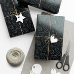 Shark Tooth Wrapping Paper - Black