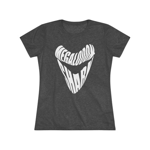 Megalodon Shark - Women's Slim Fit - Tri-Blend