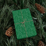 Shark Tooth Wrapping Paper - Green