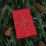 Shark Tooth Wrapping Paper - Red