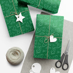 Shark Tooth Wrapping Paper - Green