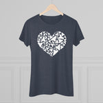 Shark Tooth Love - Women's Slim Fit - Tri-Blend