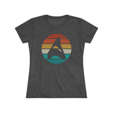 Retro Megalodon - Women's Slim Fit - Tri-Blend