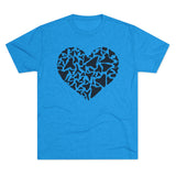 Shark Tooth Love - Tri-Blend