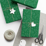 Shark Tooth Wrapping Paper - Green