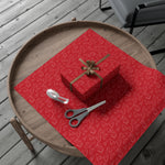 Shark Tooth Wrapping Paper - Red
