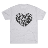 Shark Tooth Love - Tri-Blend