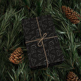Copy of Shark Tooth Wrapping Paper - Black