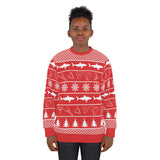 The Shark Tooth Ugly Sweater - Red