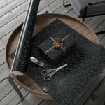 Shark Tooth Wrapping Paper - Black