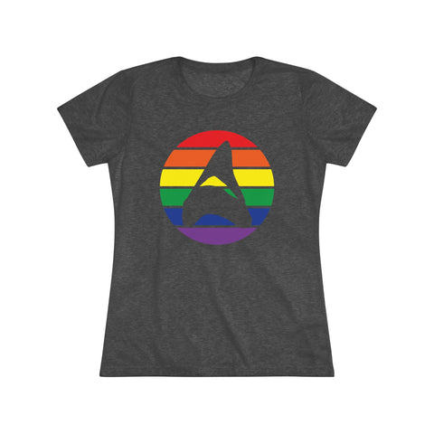 LGBTQ Megalodon - Women's Slim Fit - Tri-Blend