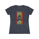 Fossil Hunter Megalodon - Women's Slim Fit - Tri-Blend