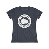 Grass Fed Shark - Women's Slim Fit - Tri-Blend