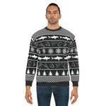 The Shark Tooth Ugly Sweater - Black