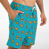 TOOTHY TIDES BOARD SHORTS - FREE SHIPPING