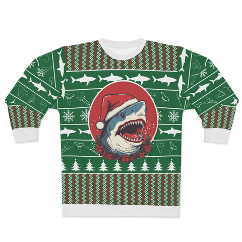 The Shark Attack Ugly Christmas Sweater