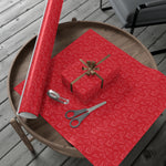 Shark Tooth Wrapping Paper - Red