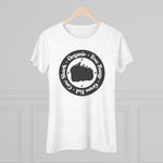 Grass Fed Shark - Women's Slim Fit - Tri-Blend