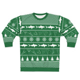 The Shark Tooth Ugly Sweater - Green