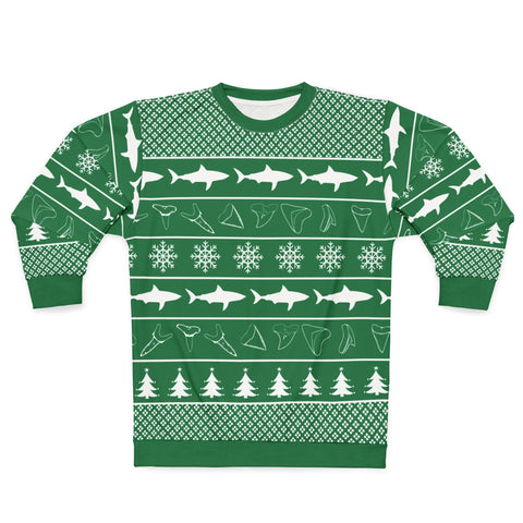The Shark Tooth Ugly Sweater - Green