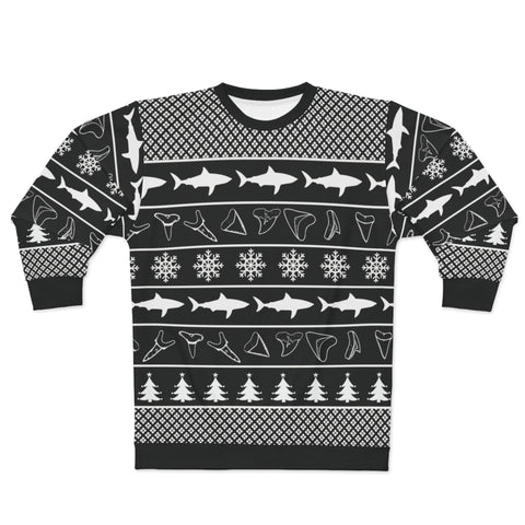 The Shark Tooth Ugly Sweater - Black