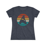 Retro Megalodon - Women's Slim Fit - Tri-Blend