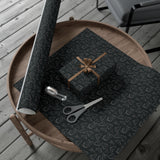 Shark Tooth Wrapping Paper - Black