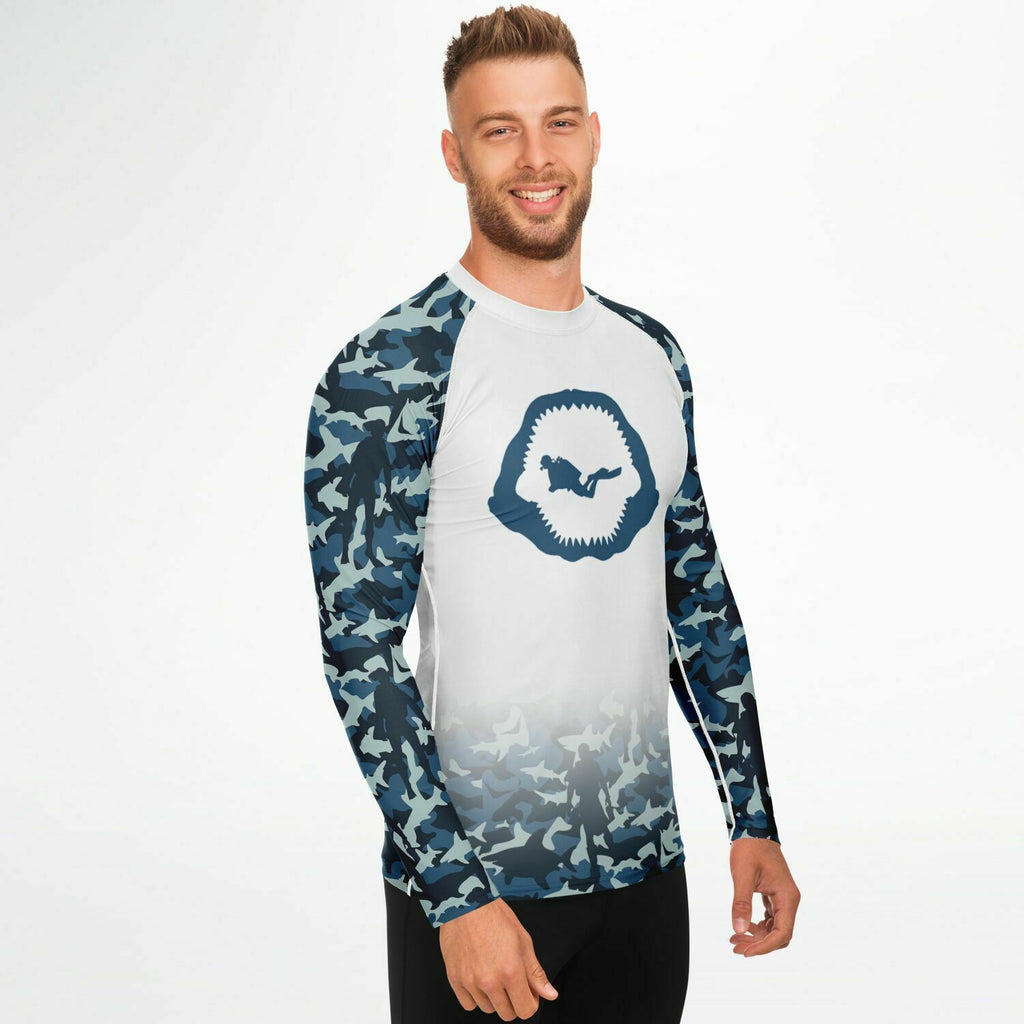 PREMIUM MEN'S CAMO SCUBA RASH GUARD - FREE SHIPPING – Fossil Hog