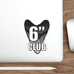 Megalodon 6 Inch Club Sticker