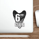 Megalodon 6 Inch Club Sticker