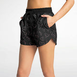 Women's Shark Tooth Shorts - Pink - FREE SHIPPING