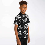 Boy's Hawaiian Megalodon Button Down - FREE SHIPPING