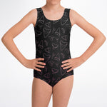 Youth One Piece Shark Tooth Swimsuit - FREE SHIPPING