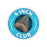 Megalodon 6 Inch Club Round Sticker