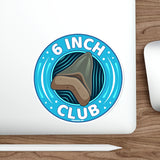 Megalodon 6 Inch Club Round Sticker