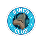 Megalodon 5 Inch Club Round Sticker