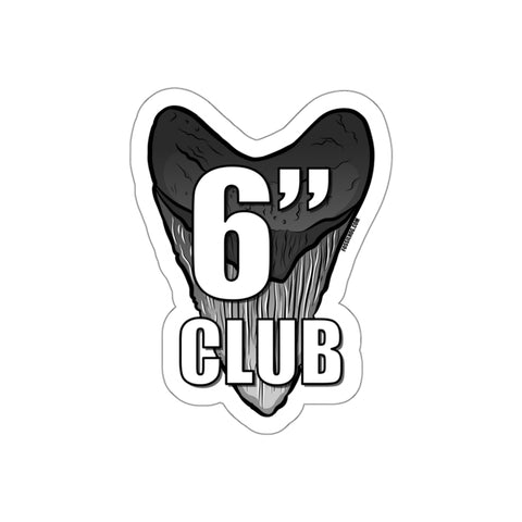 Megalodon 6 Inch Club Sticker