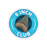 Megalodon 6 Inch Club Round Sticker
